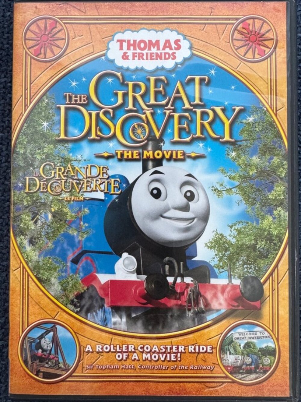 Thomas & Friends Great Discovery DVD Español Français La Grande Découverte Film